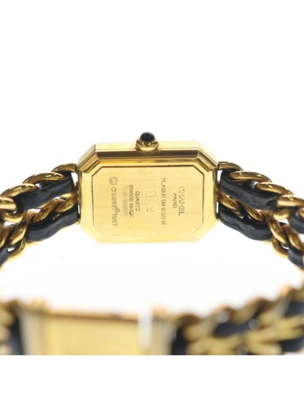 Chanel Premier L Black Dial Leather Quartz Watch - Picture 5 of 6